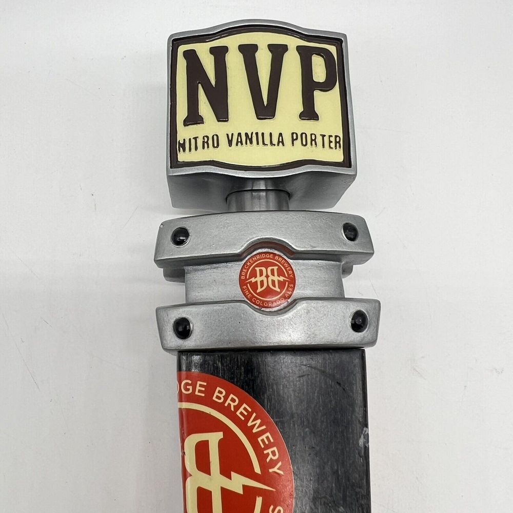 Breckenridge Brewery NVP Nitro Vanilla Porter Beer Colorado Ales Tap Handle‎